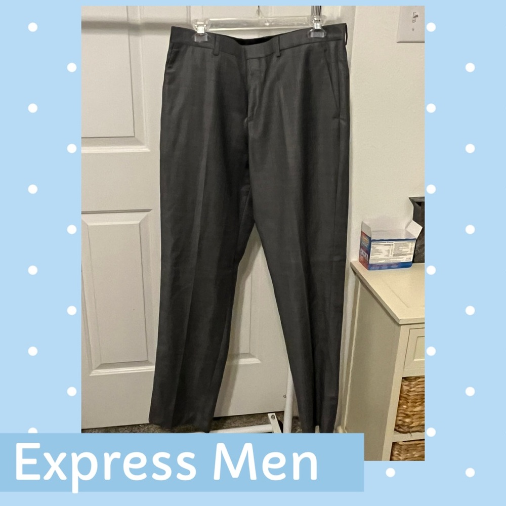 Express Men’s Gray Dress Pants